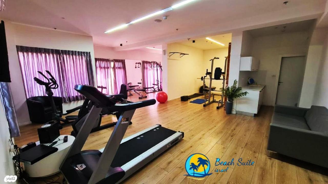 Beach Suite Israel- Private Jacuzzi Garden Suite & Gym, 3 Min Walk To Beach ביץ סוייט ישראל- ג'קוזי פרטי בגינה 3 דקות הליכה לים וחדר כושר Asjkelon Buitenkant foto