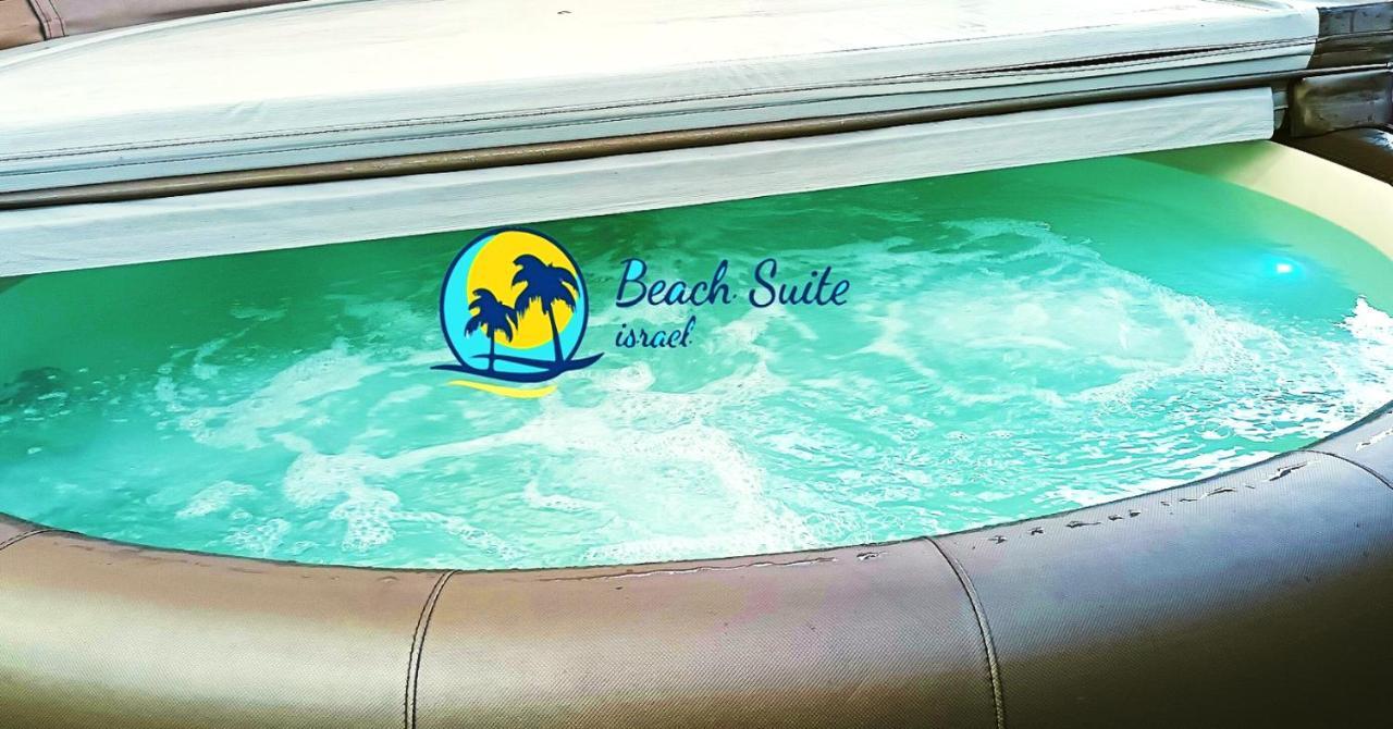 Beach Suite Israel- Private Jacuzzi Garden Suite & Gym, 3 Min Walk To Beach ביץ סוייט ישראל- ג'קוזי פרטי בגינה 3 דקות הליכה לים וחדר כושר Asjkelon Buitenkant foto
